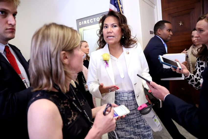 "There is an urgency, at least on my part, to get it out the door as quickly as possible," U.S. Rep. Veronica Escobar, D-El Paso, says of the border aid bill.Image REUTERS/Jonathan Ernst.
