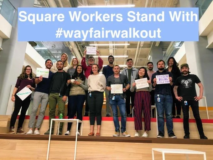 Wayfair walkout Wednesday, June 26 at Boston’s Copley Plaza via @wayfairwalkout