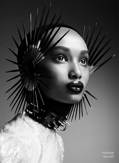 Ugbad Abdi Delivers 'Fierce Fall Fashion' Lensed By Solve Sundsbo For V ...