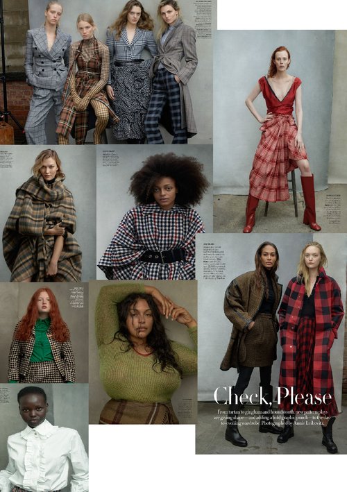 Annie Leibovitz Presents A Great Model Gaggle In 'Check Please' For ...