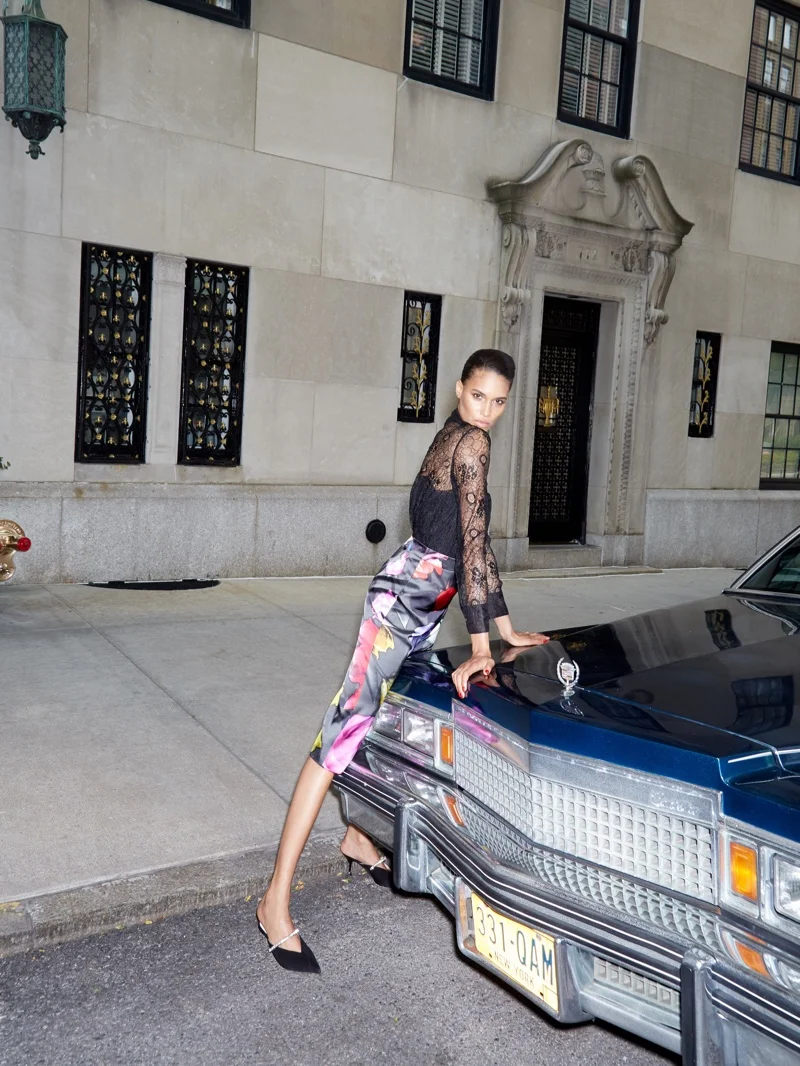 Claire Rothstein Flashes Cindy Bruna in Uptown Fall Luxury for Bergdorf ...