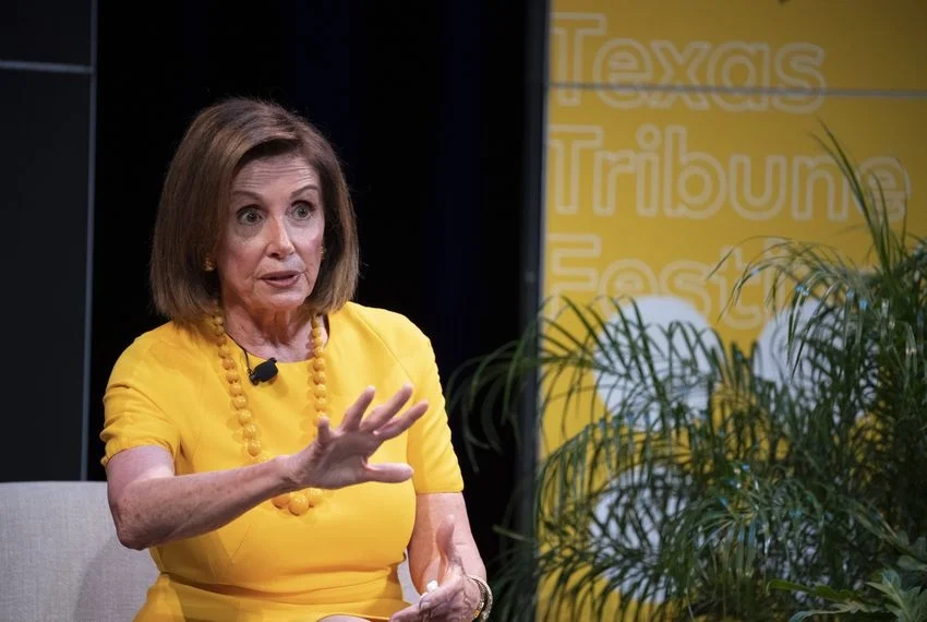 House Speaker Nancy Pelosi was the closing speaker at The Texas Tribune Festival. Image by Bob Daemmrich for the Texas Tribune.
