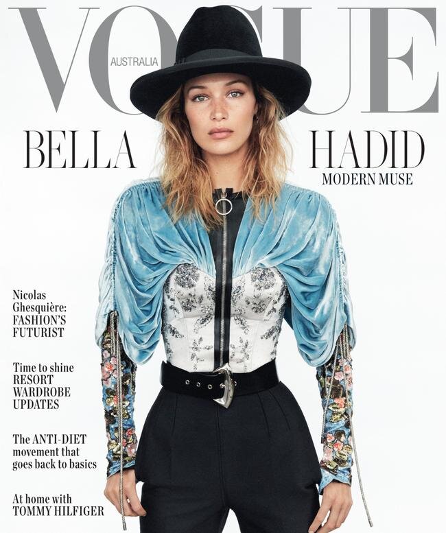 Bella Hadid in western style by Daniel Jackson for Vogue Australia Cover.jpg