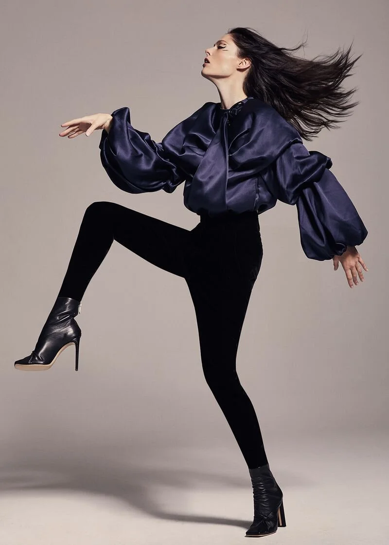 Coco Rocha's WOW Poses Luxury Fall Fashion Grazia Australia — Anne of ...