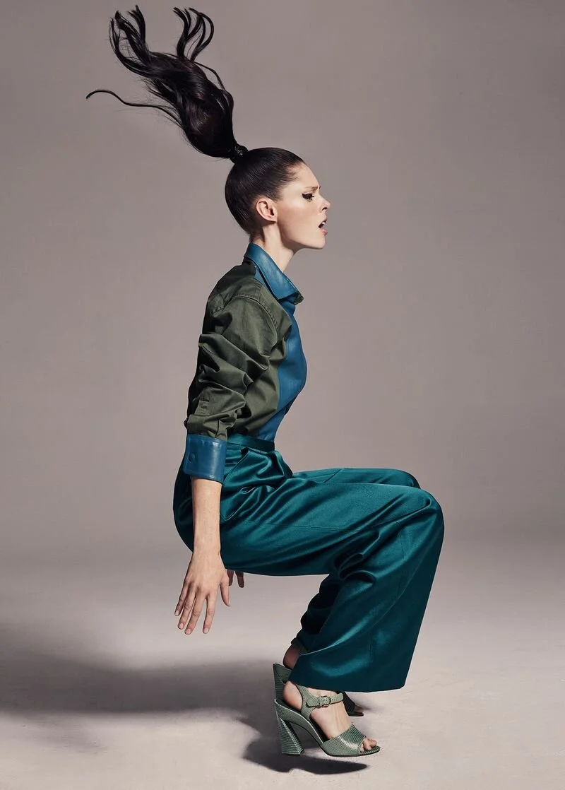 Coco Rocha's WOW Poses Luxury Fall Fashion Grazia Australia — Anne of ...