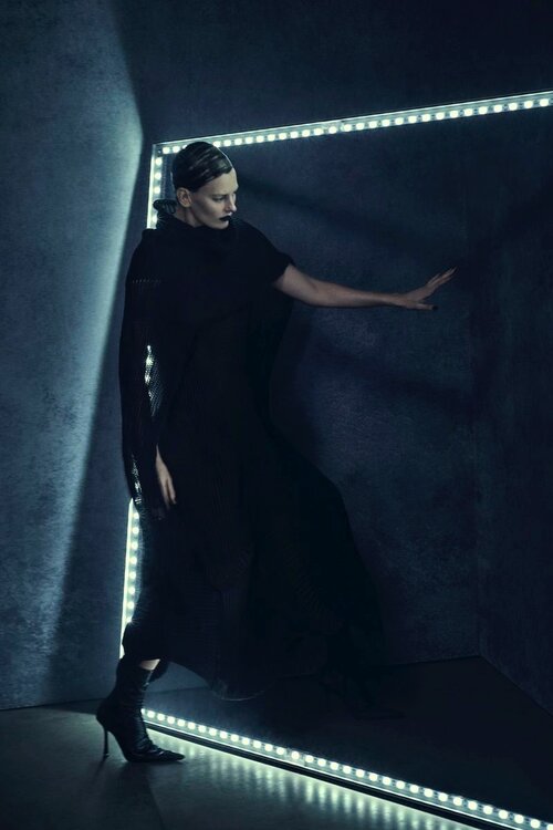 Amanda Murphy's Black Lady Futuristic Fashion Vogue Greece — Anne of ...