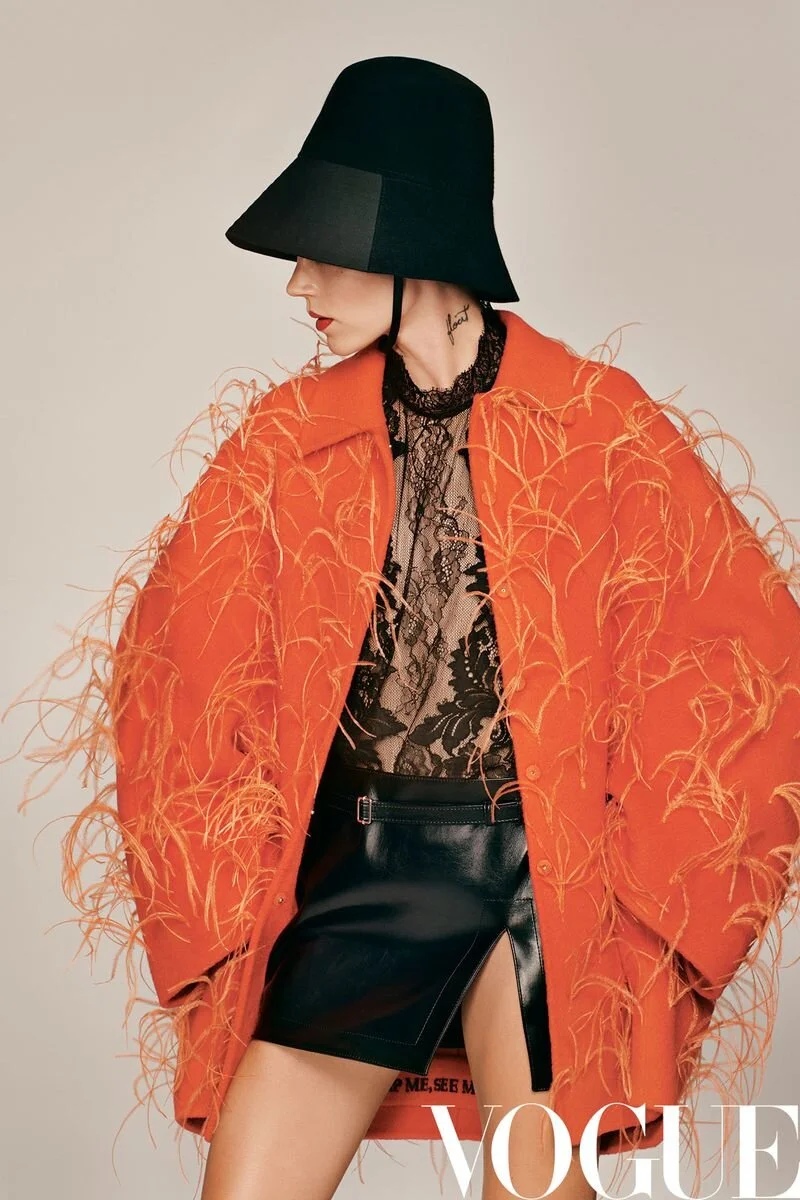 Freja Beha Erichsen's Dramatic Elegance With Hollywood Vibe — Anne of