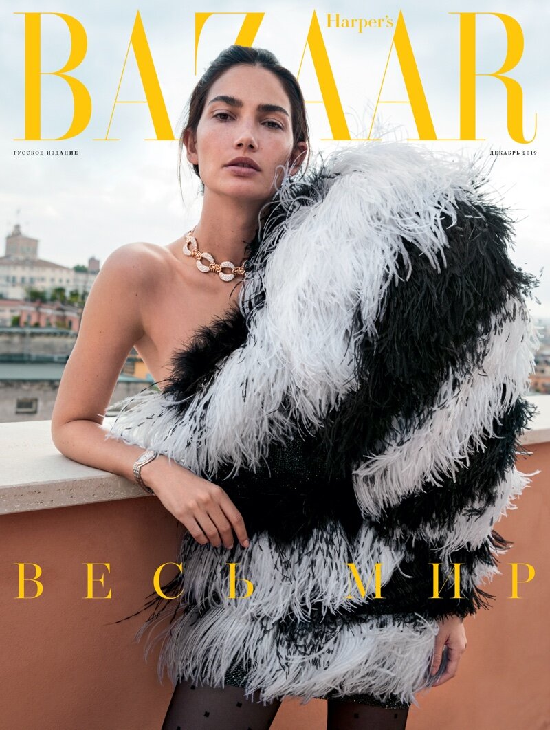 Lily Aldridge by David Roemer for Harpers Bazaar Russia December 2019 (1).jpg