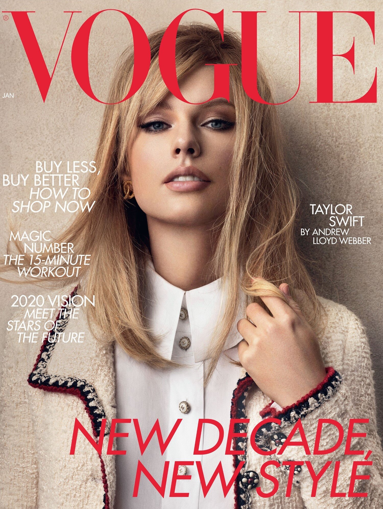 Taylor Swift Fronts British Vogue 2020 Decade in Archive Chanel — Anne