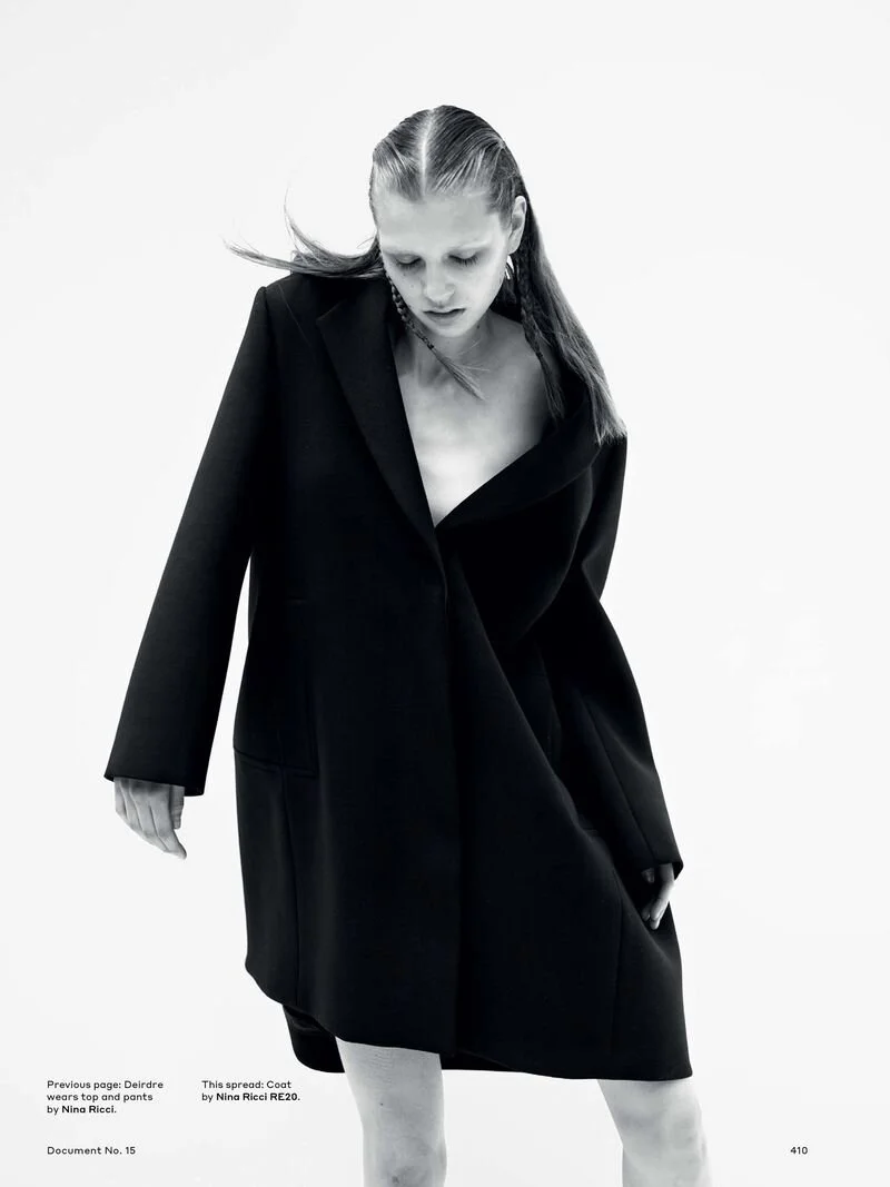 Dutch Beauty Deirdre Firinne by Mario Sorrenti for Document Journal FW ...