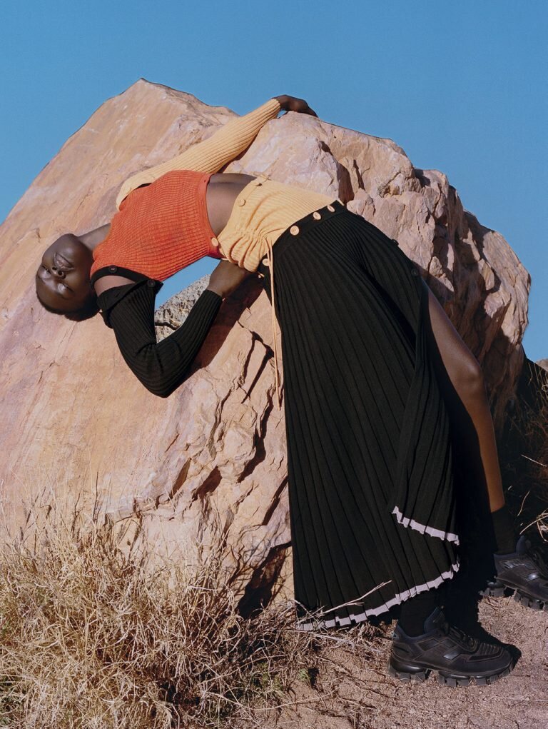 Abby Champion, Adual Akol in Nature's Majesty Vogue Ukraine — Anne of ...
