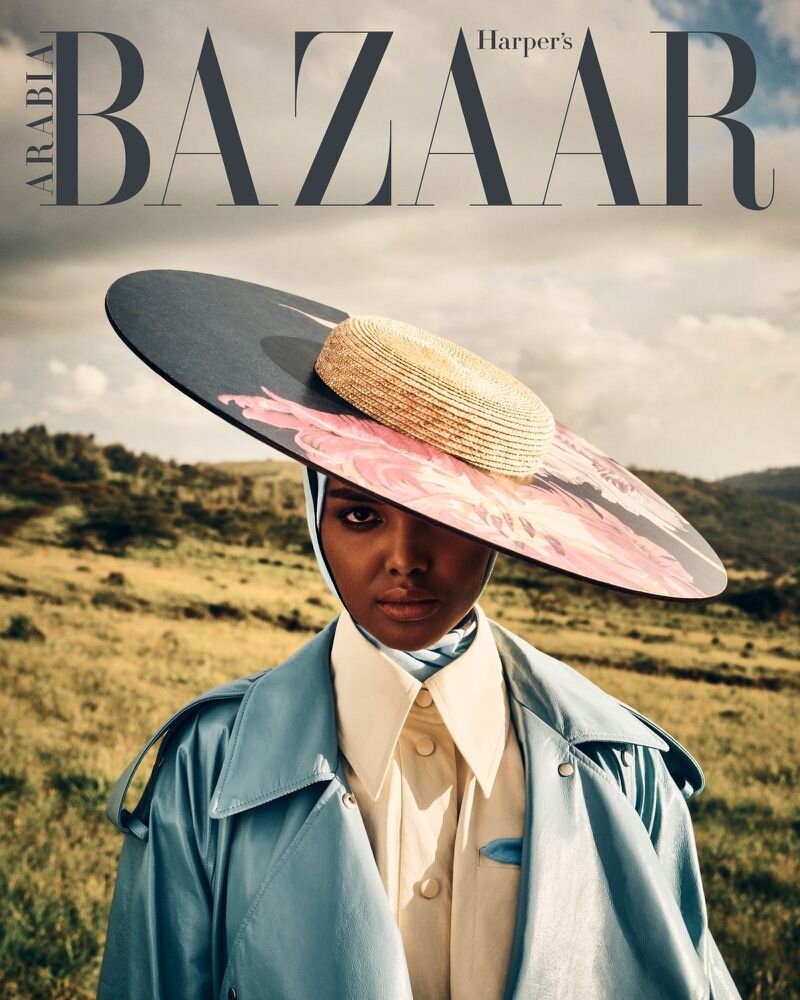 Halima Aden by Yulia  Gorbachenko for Harper's Bazaar Arabia -- Cover 1.jpg