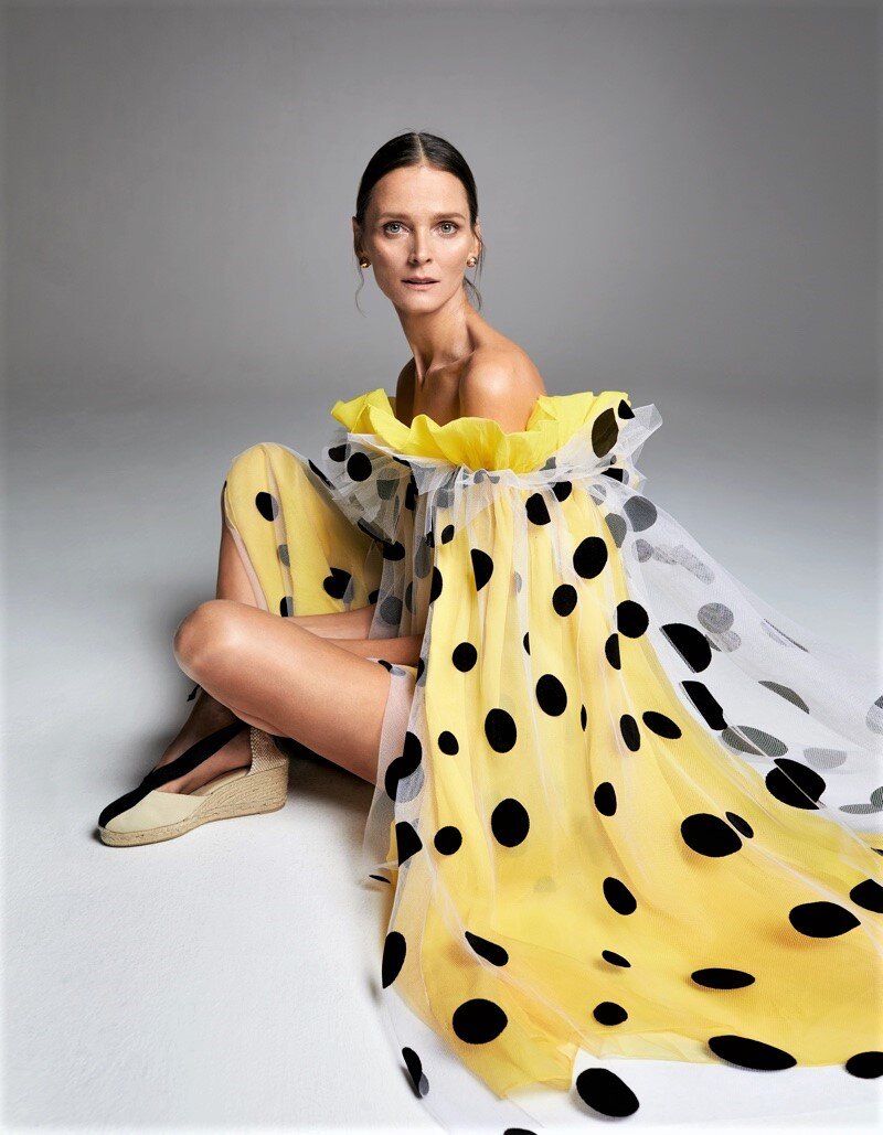 Carmen Kass Harper's Bazaar Spain Xavi Gordo Cover Fashion Editorial