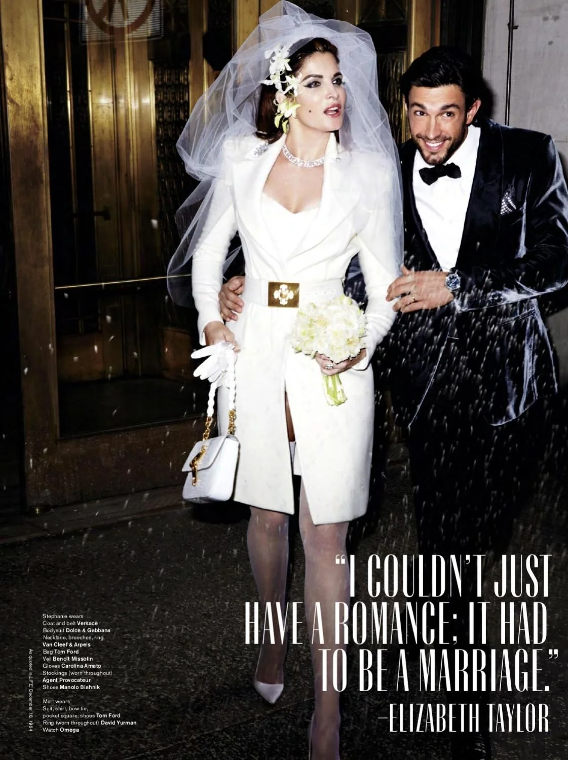 Stephanie Seymour as Elizabeth Taylor | Mario Testino | V Magazine ...