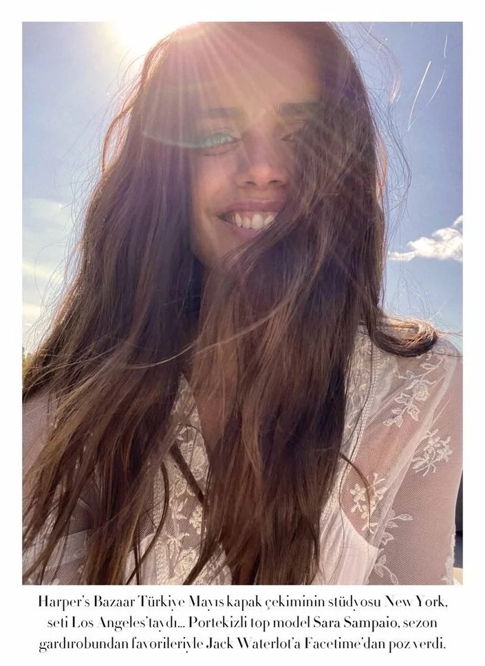 Sara Sampaio by Jack Waterlot for Harper's Bazaar Turkey May — Anne of