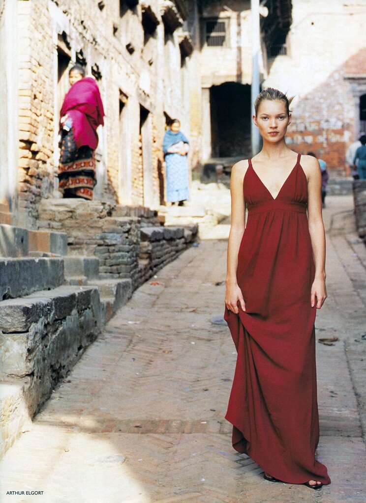 Arthur Elgort in Nepal 'Simply Divine' for British Vogue Spring 1994 (1).jpg