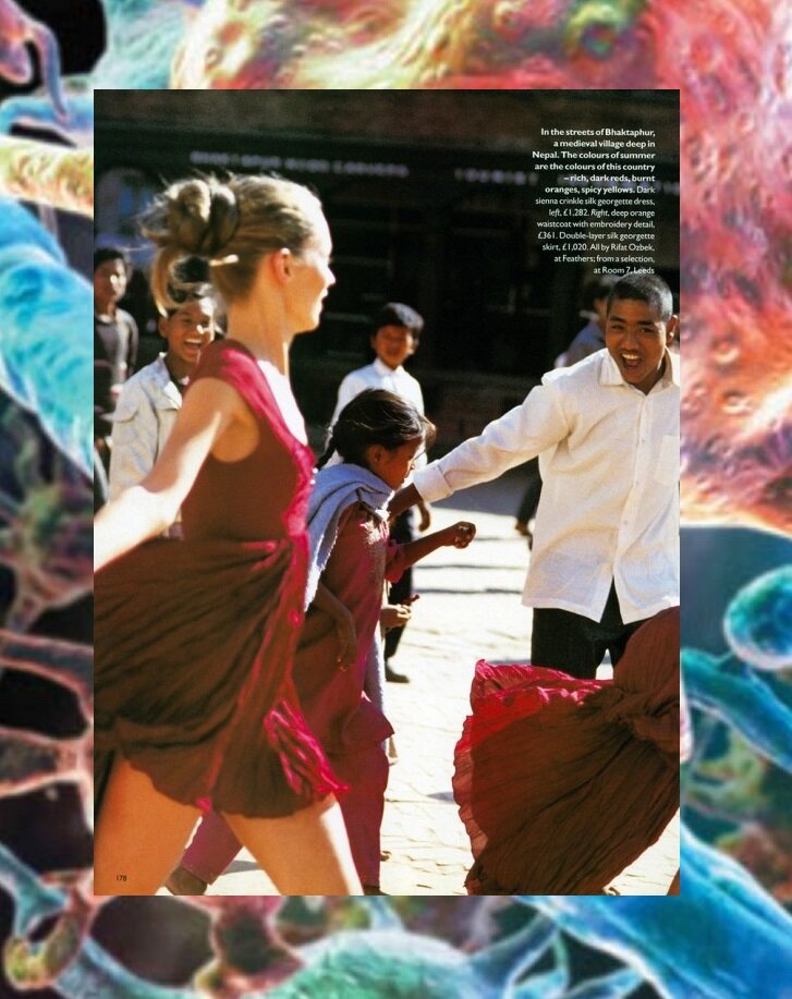 Arthur Elgort in Nepal 'Simply Divine' for British Vogue Spring 1994 (3).jpg