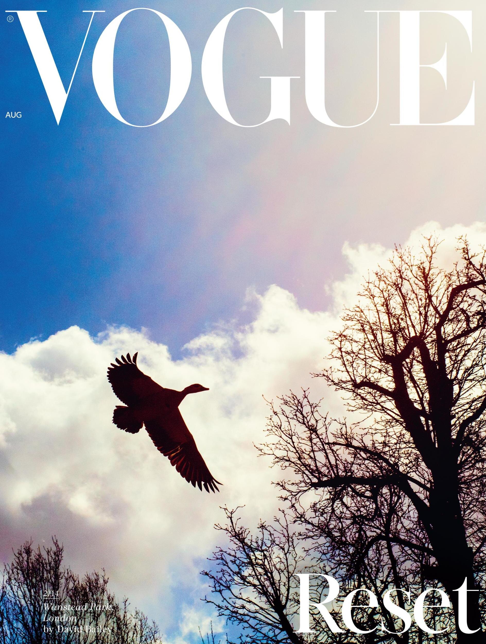David Bailey  British Vogue Aug 2020 Reset