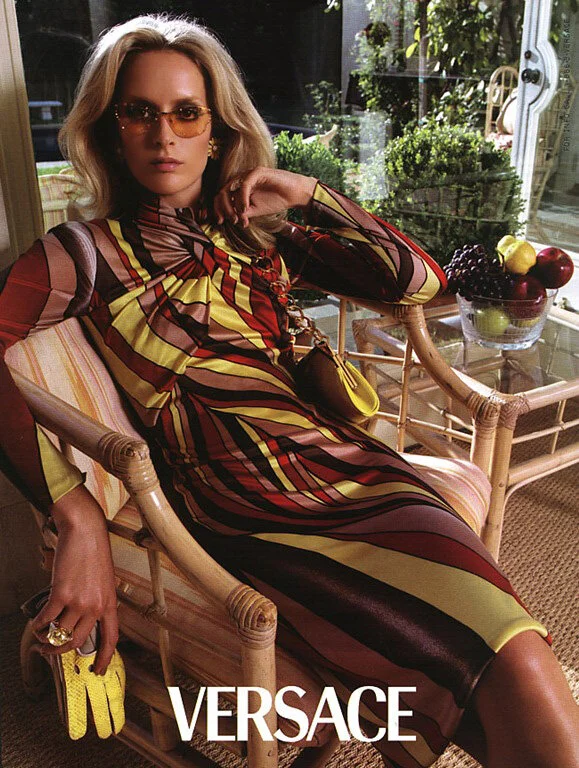 Georgina Grenville,Amber Valletta Steven Meisel Versace Archives — Anne ...