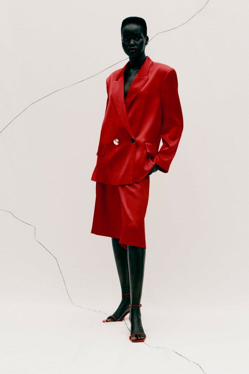Adut Akech Zara FW 2020 Red Outfits (1).jpg
