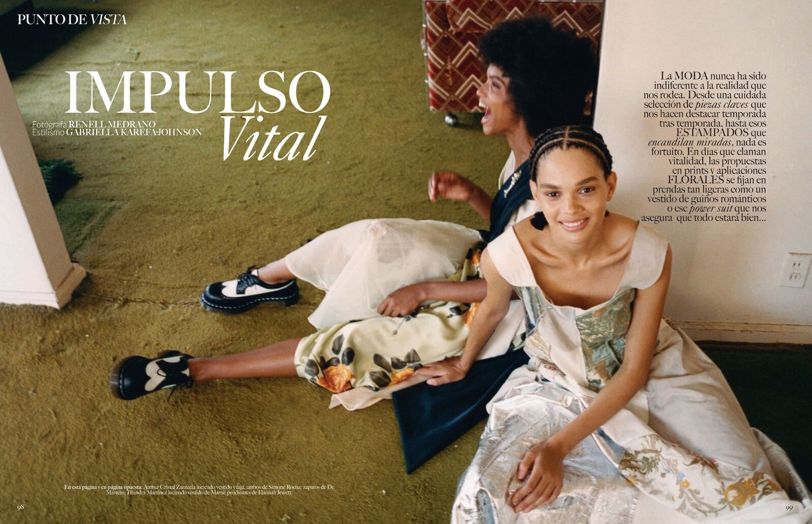 Renell Medrano Flashes 'Impulso Vital' Vogue Mexico September 2020 — Anne  of Carversville