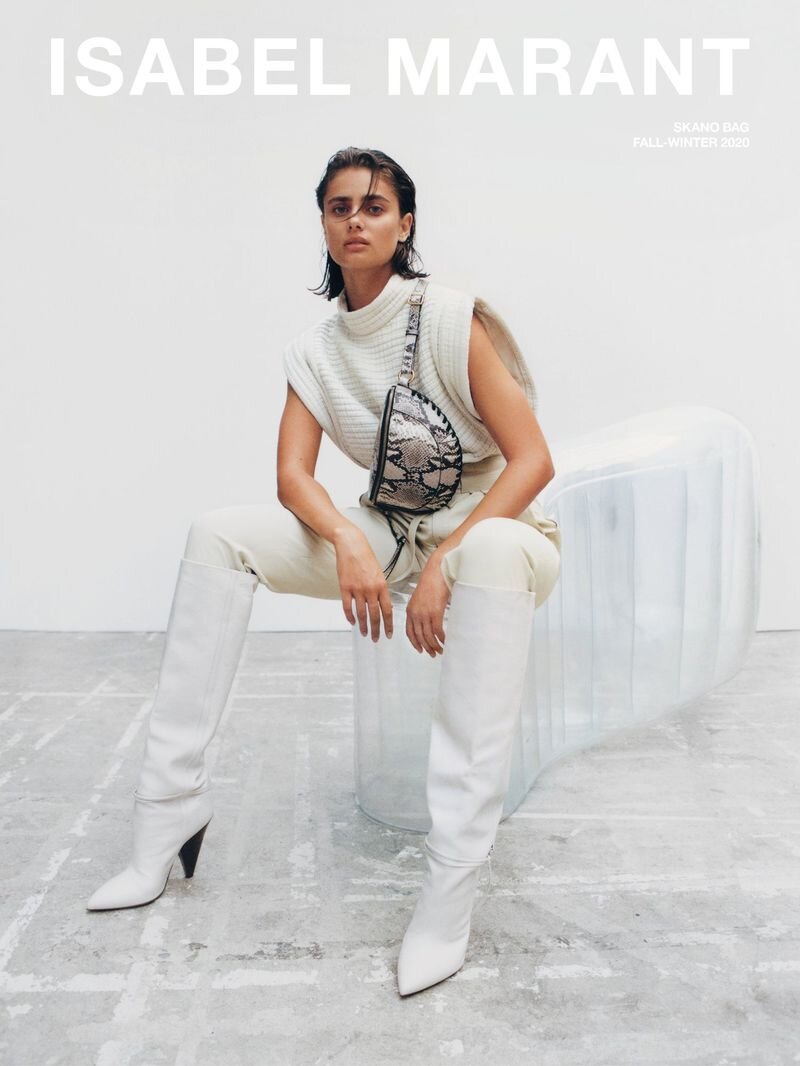 mønt i dag Fugtighed Taylor Hill in Isabel Marant FW 2020 Campaign by Mark Rabadan — Anne of  Carversville