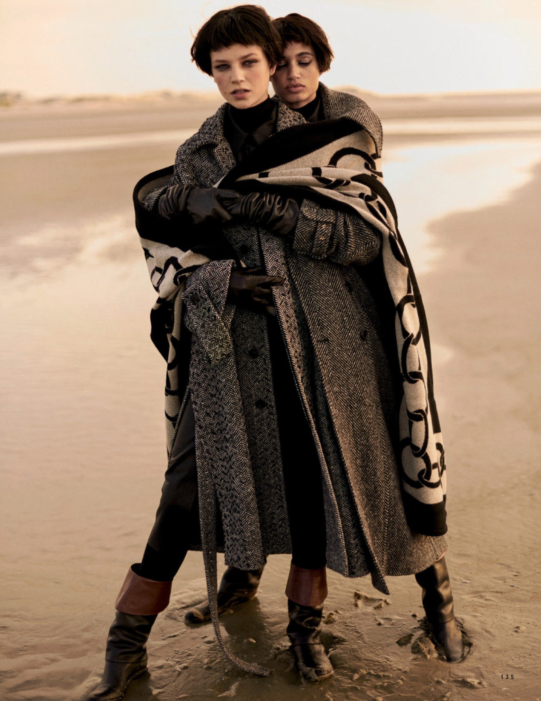 Boo George Eyes Deirdre + Malika in Normandy for Vogue Russia — Anne of ...