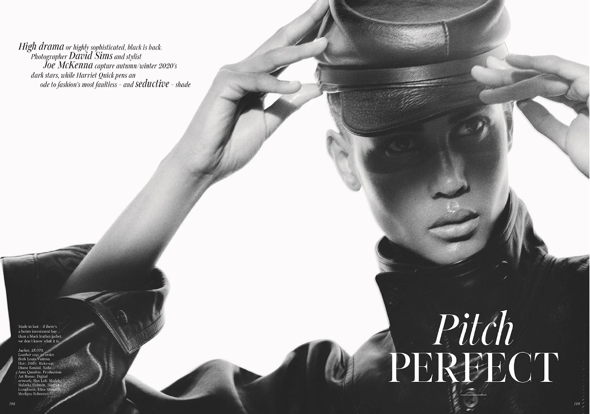 David Sims Flashes 'Pitch Perfect' Black Fashion Drama for British ...