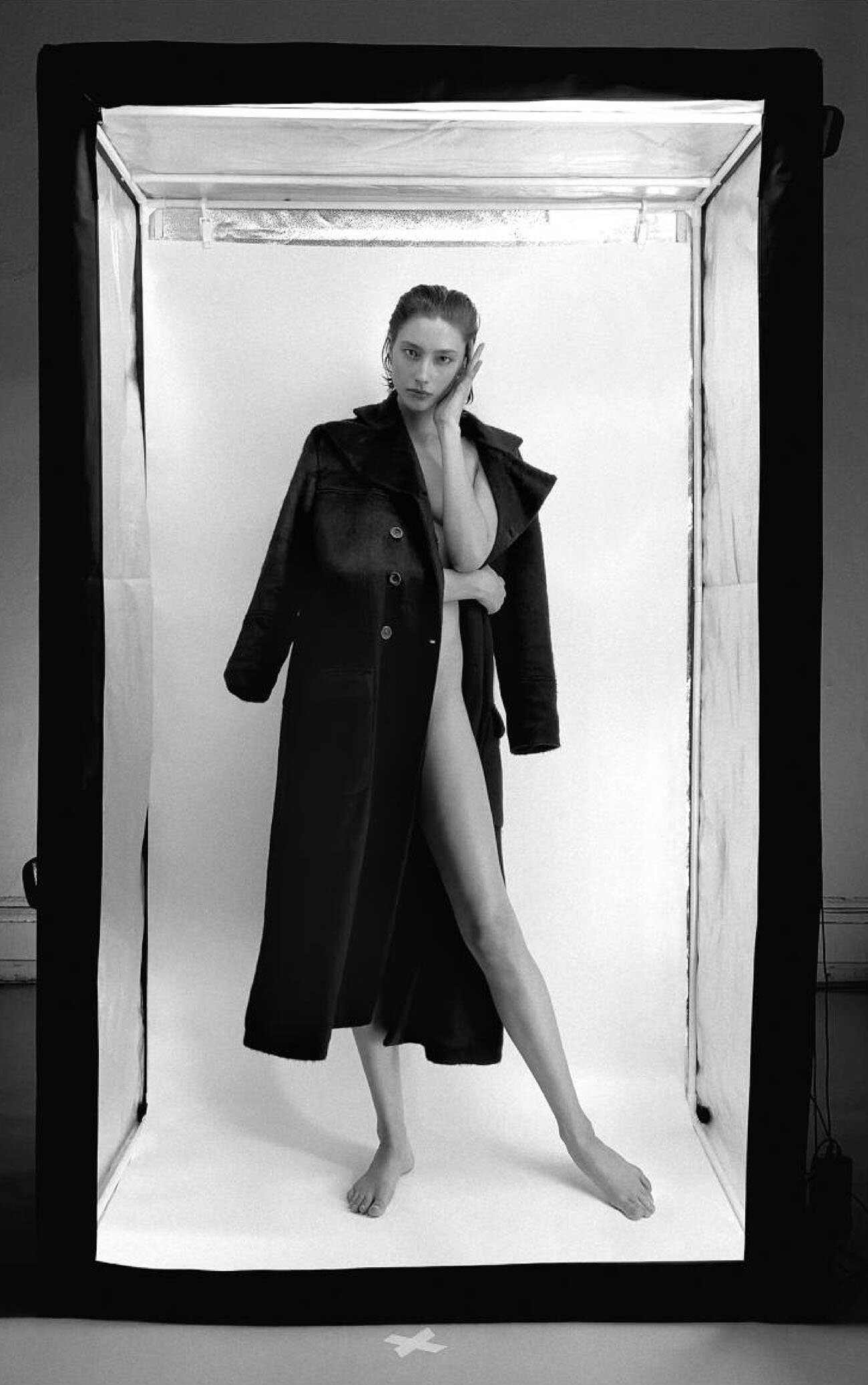   Alexandra Agoston  SoHo, Manhattan June 10, 2020 in Emporio Armani. Shot on iPhone by Chris Colls  via V Magazine  