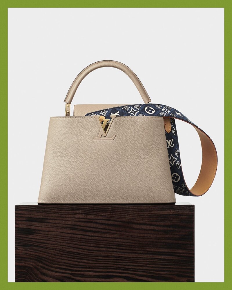  Louis Vuitton Capucines bag for Louis Vuitton resort 2021 campaign. 