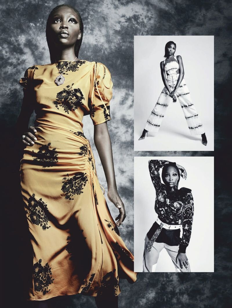 Diarra Ndiaye in 'All Over' by Alberto Tandoi for L'Officiel Italy ...