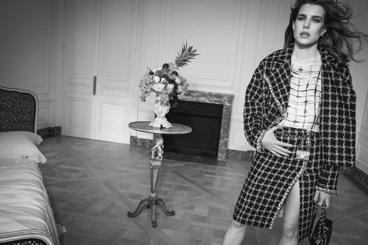 Charlotte Casiraghi in Monaco's Chanel Spring 2020 Campaign — Anne of  Carversville