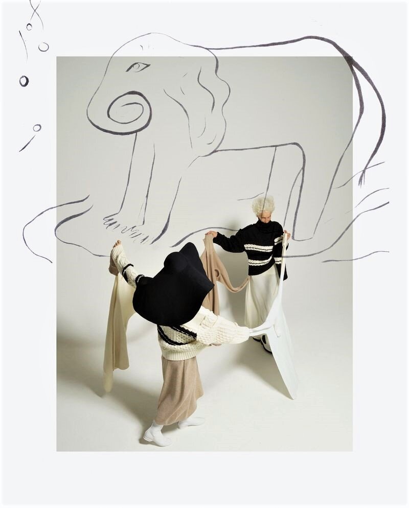 Anna de Rijk + Pieke Stuvel by Viviane Sassen for Vogue Italia
