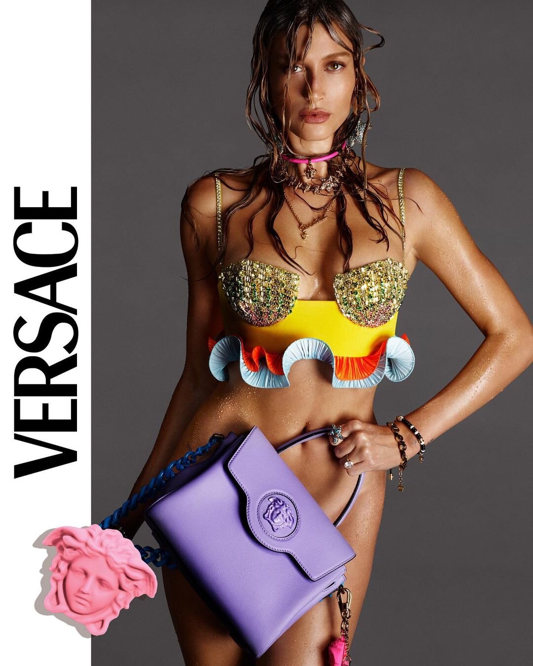 Precious Lee channels Medusa in Versace's new campaign
