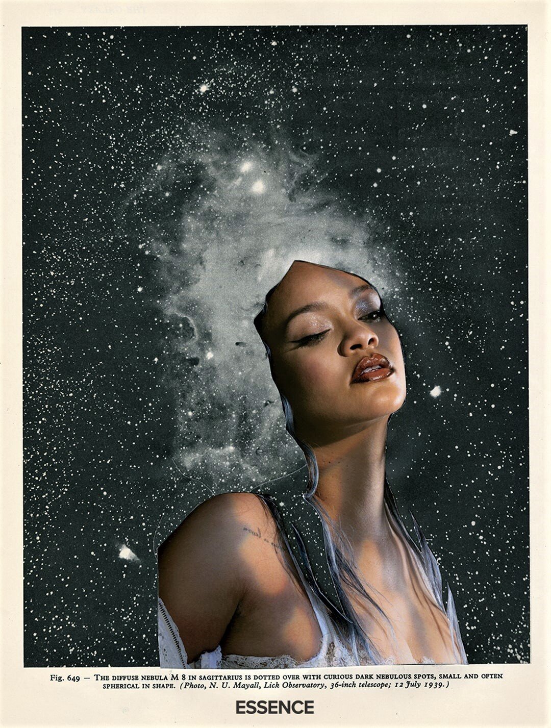 “NEBULA” RIHANNA BY LORNA SIMPSON, OF EARTH &amp; SKY, 2020