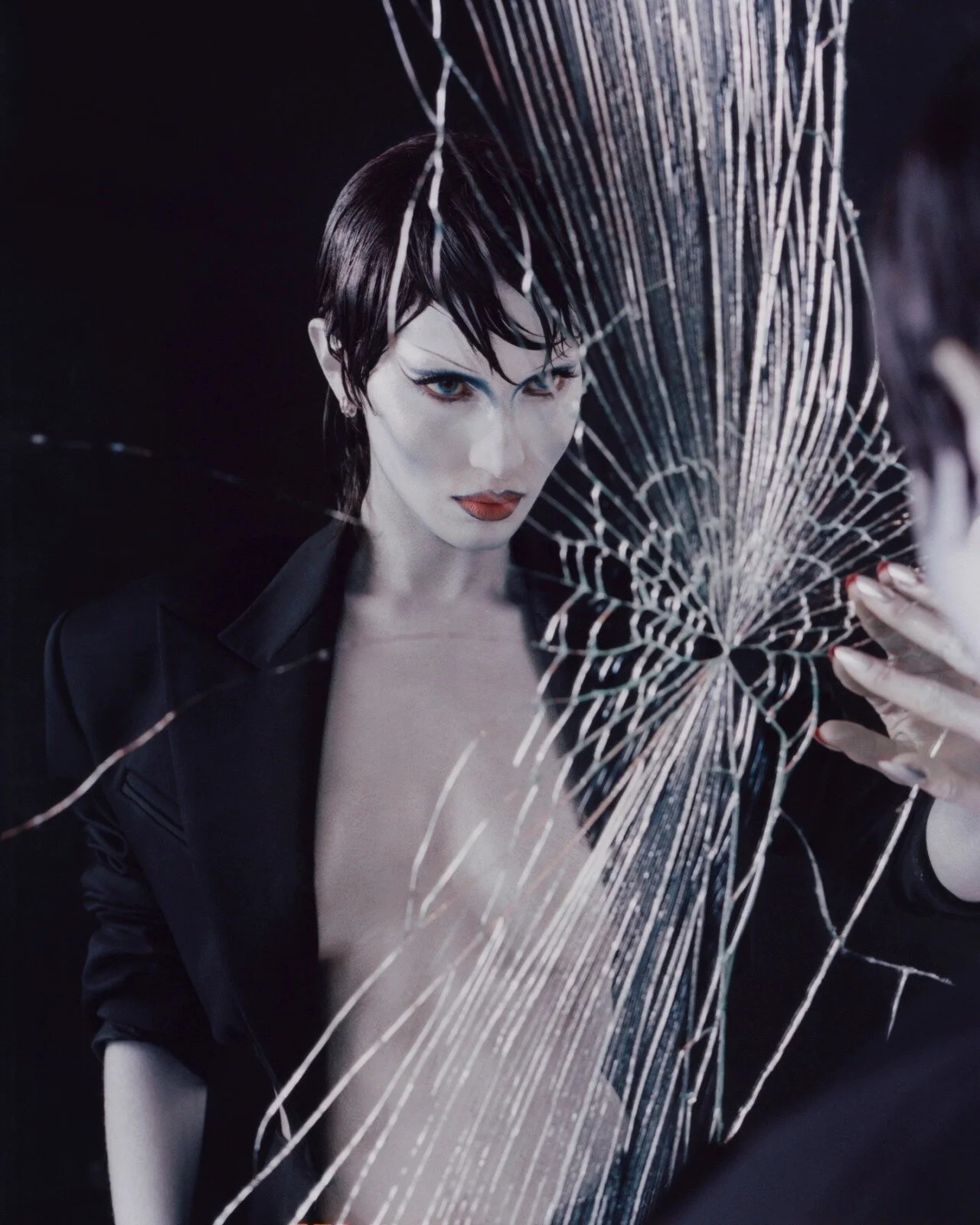 Bella Hadid as Girl Who Fell to Earth V Magazine by Luke Gilford (1).jpg