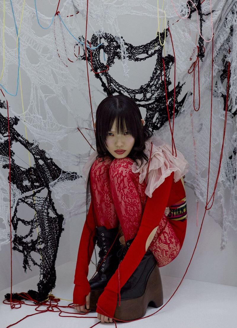 Xie Chaoyu Wears Soft Kitty Knits by Wanglei & Jiangkun — Anne of ...