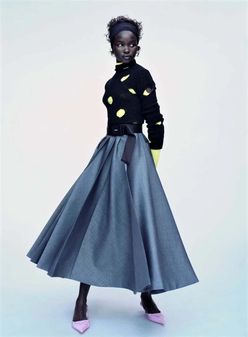 Akon Model Akon Changkou Shares Fashion Joy in ELLE US March 2021 — Anne of ...
