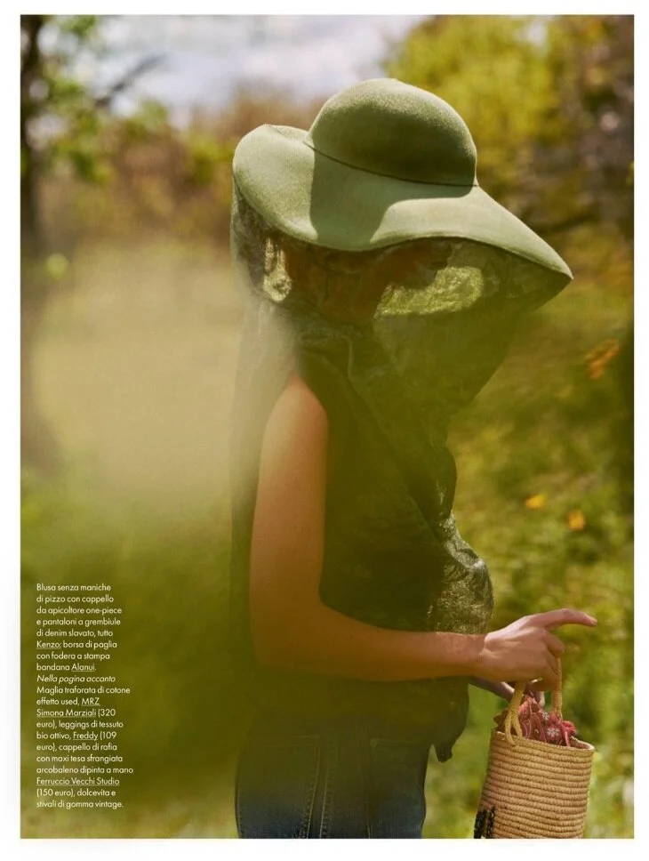 Daphne Groeneveld's ELLE Italia Earth Day Issue Fashion Story — Anne of