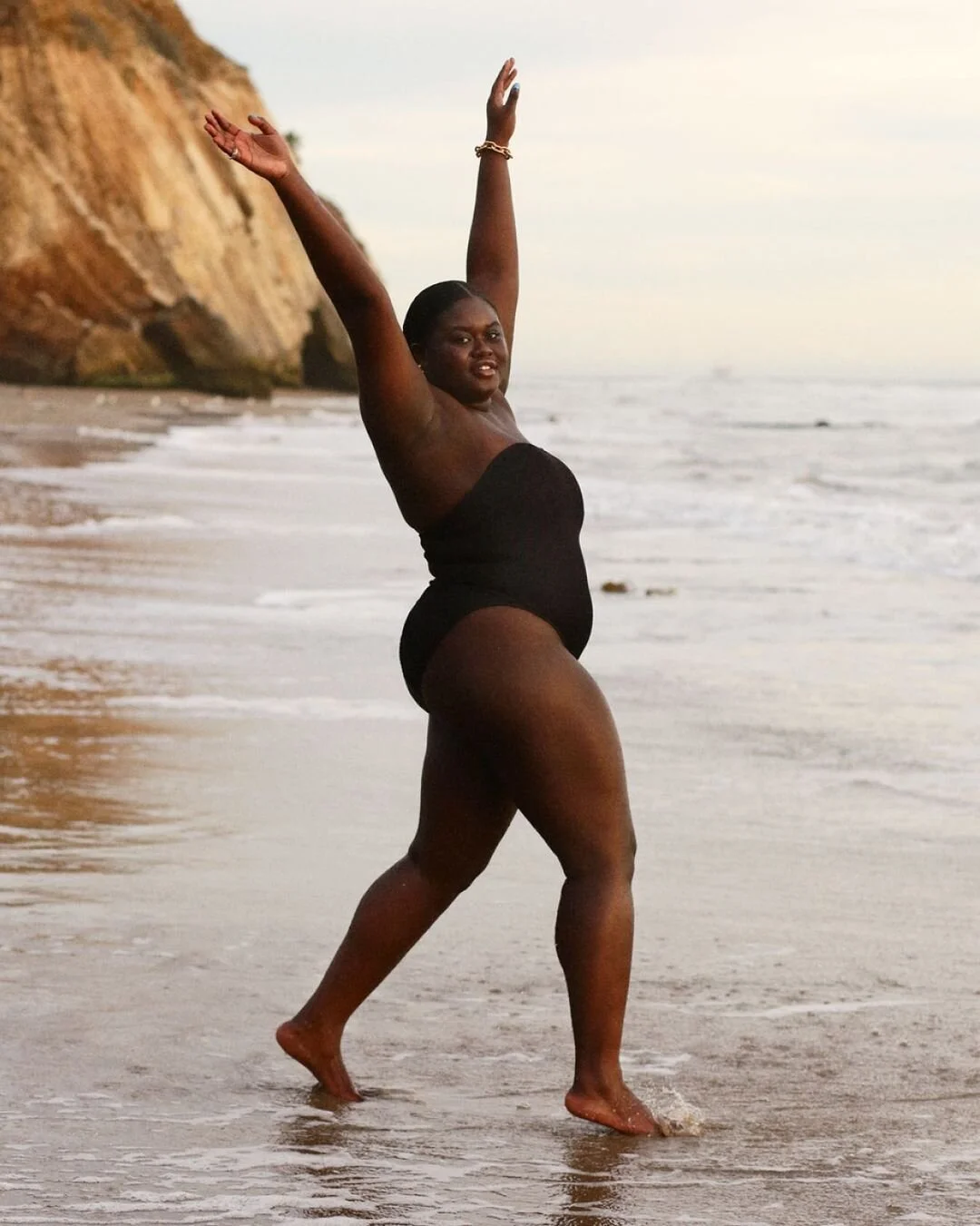 Paloma Elsesser Dives Into H&M Sustainable Swimwear SS 2021 Lensed by