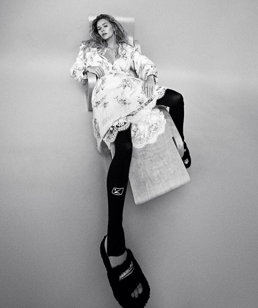 Vogue Australia senior fashion editor Christine Centenera wears a