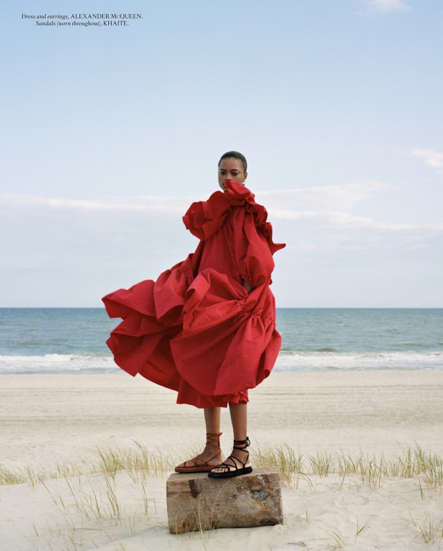 Mayowa Nicholas in 'Sea Change' for Harper's Bazaar US June-July — Anne ...