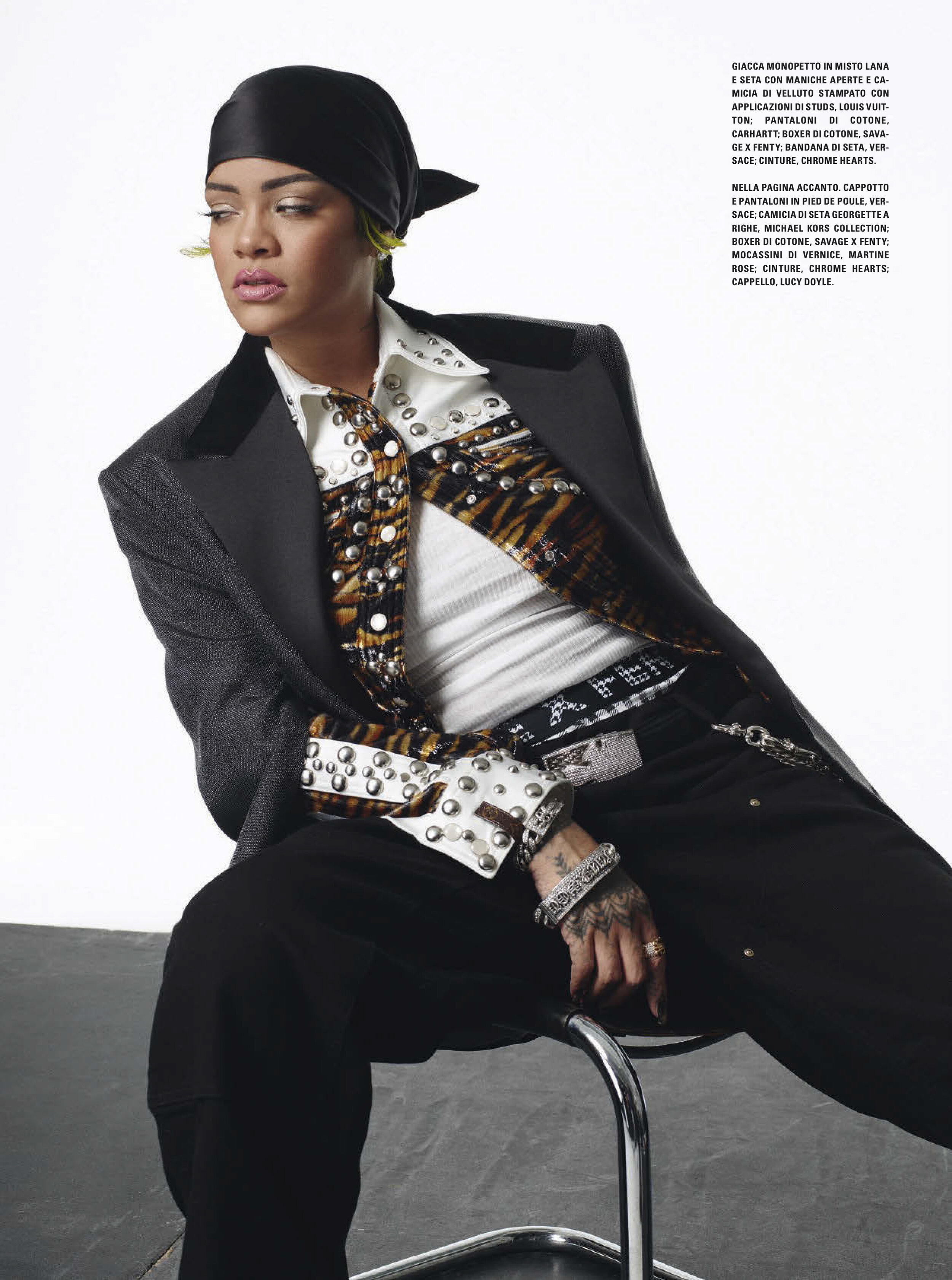 Rihanna - Rising from - Image 1 from Vogue Magazine's Black Cover
