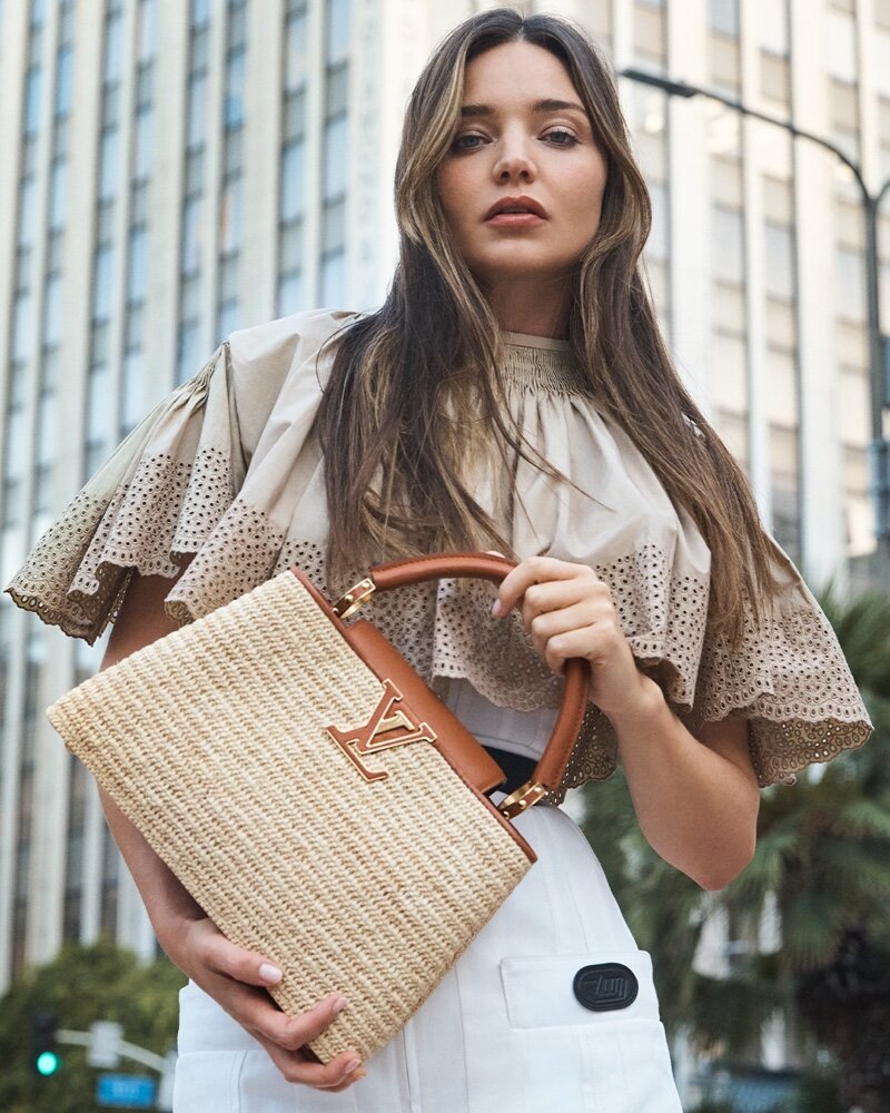 Miranda Kerr in Louis Vuitton Capucines Bag Summer 2021 — Anne of  Carversville