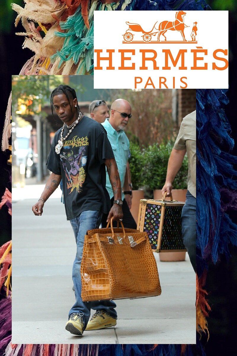 Travis Scott's Hermès Haut à Courroies Bag Isn't Sustainable