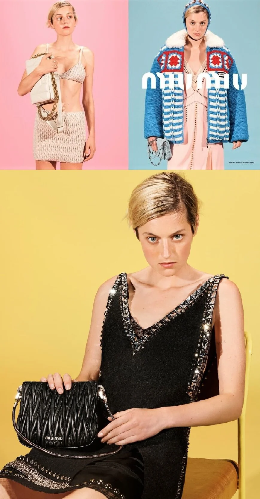 Emma Corrin by Steven Meisel Fronts Miu Miu Fall 2021 Campaign 'A Brave