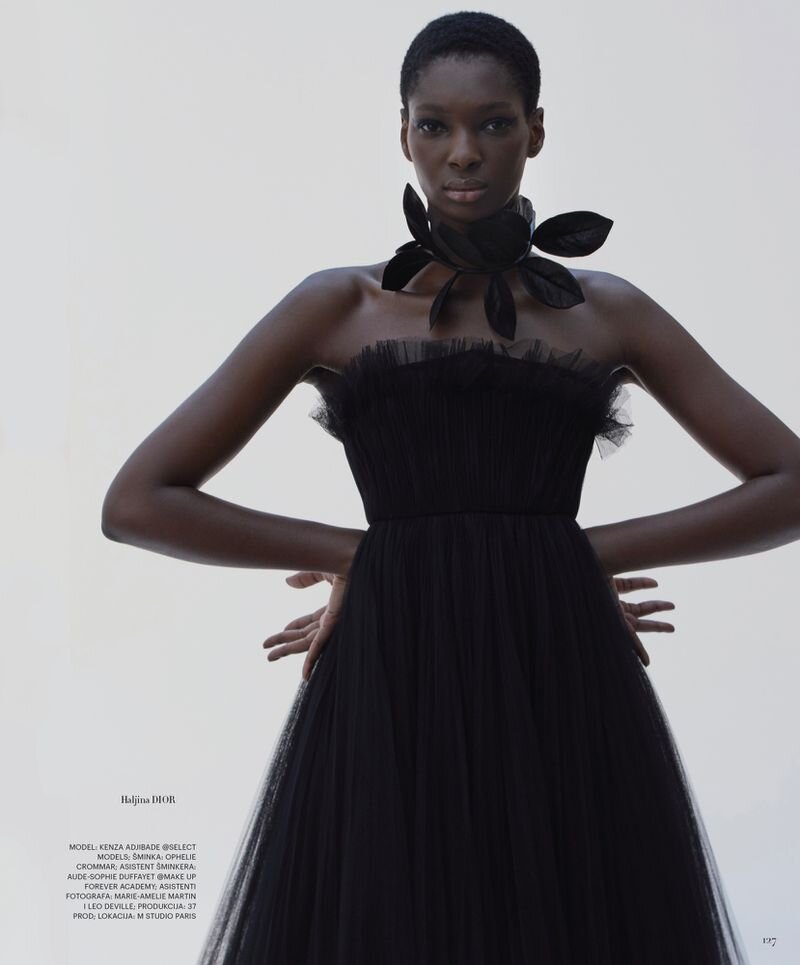 Kenza Adjibade in Sleek Modern Style for Harper's Bazaar Serbia — Anne ...