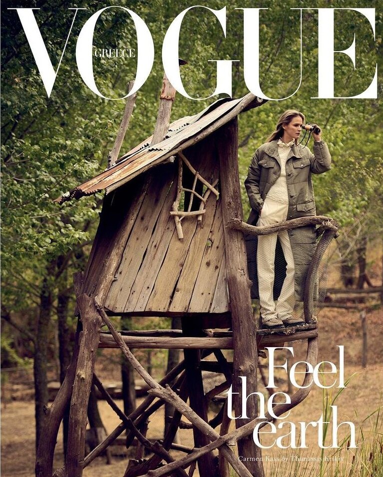 Carmen Kass Throughout the Years in Vogue