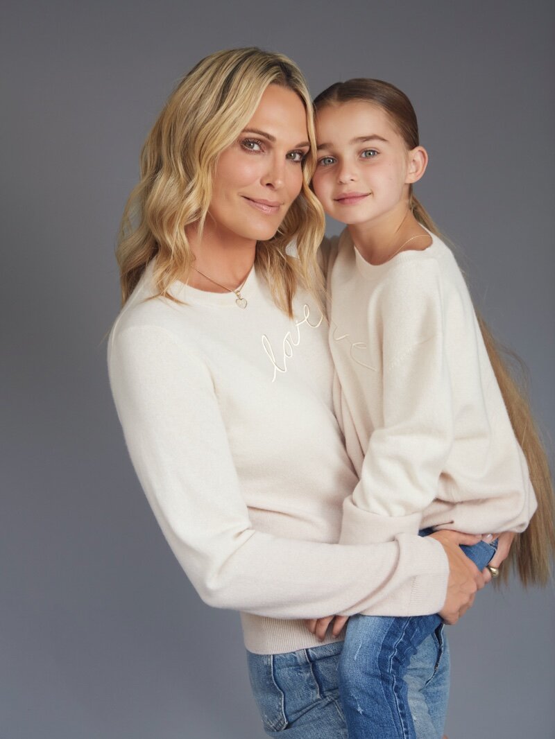  Molly Sims and daughter Scarlett May Stuber love NAKED Cashmere’s support for Mother Earth. 