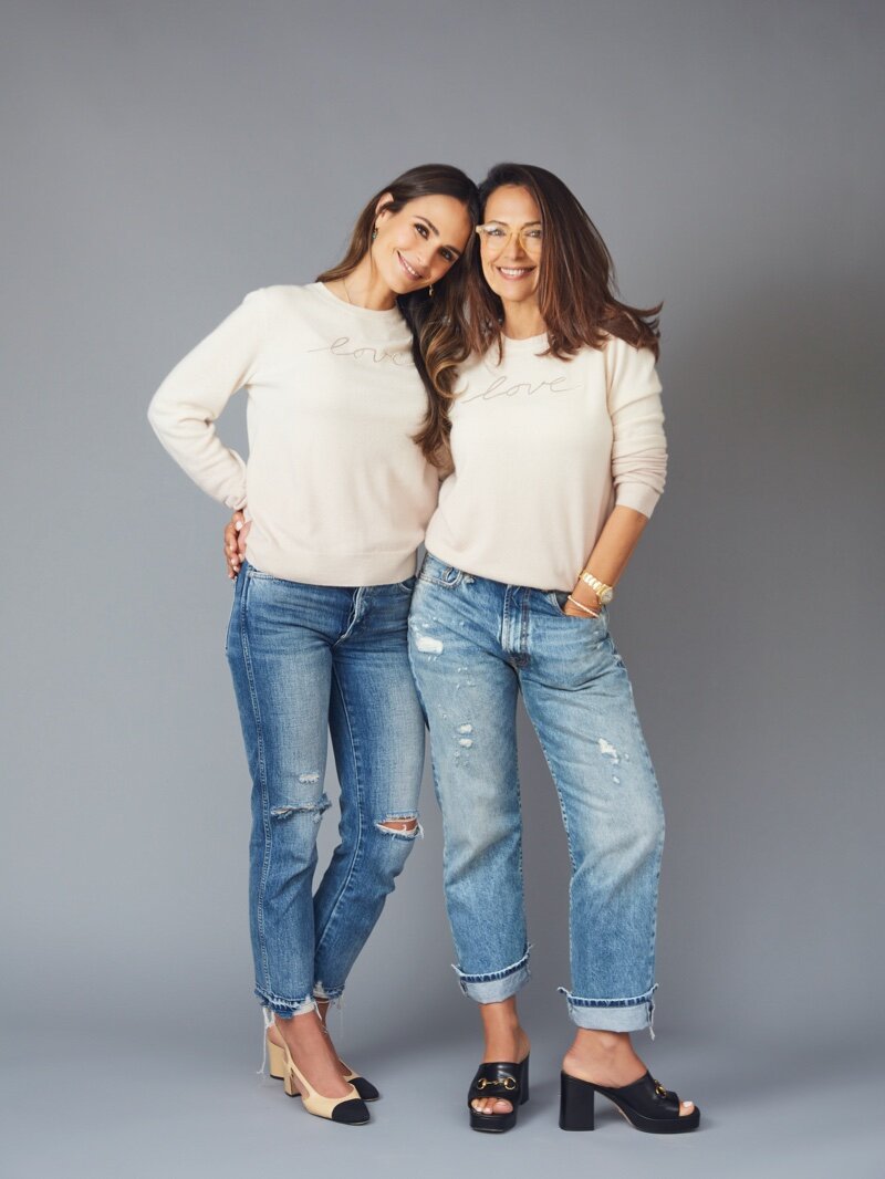  Actor Jordana Brewster and mother Maria João love NAKED Cashmere. Brewster is an activist who supports the Environmental Media Association. 